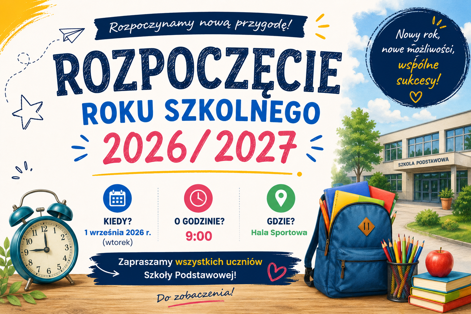 Uroczyste rozpoczęcie roku szkolnego 2026/2027