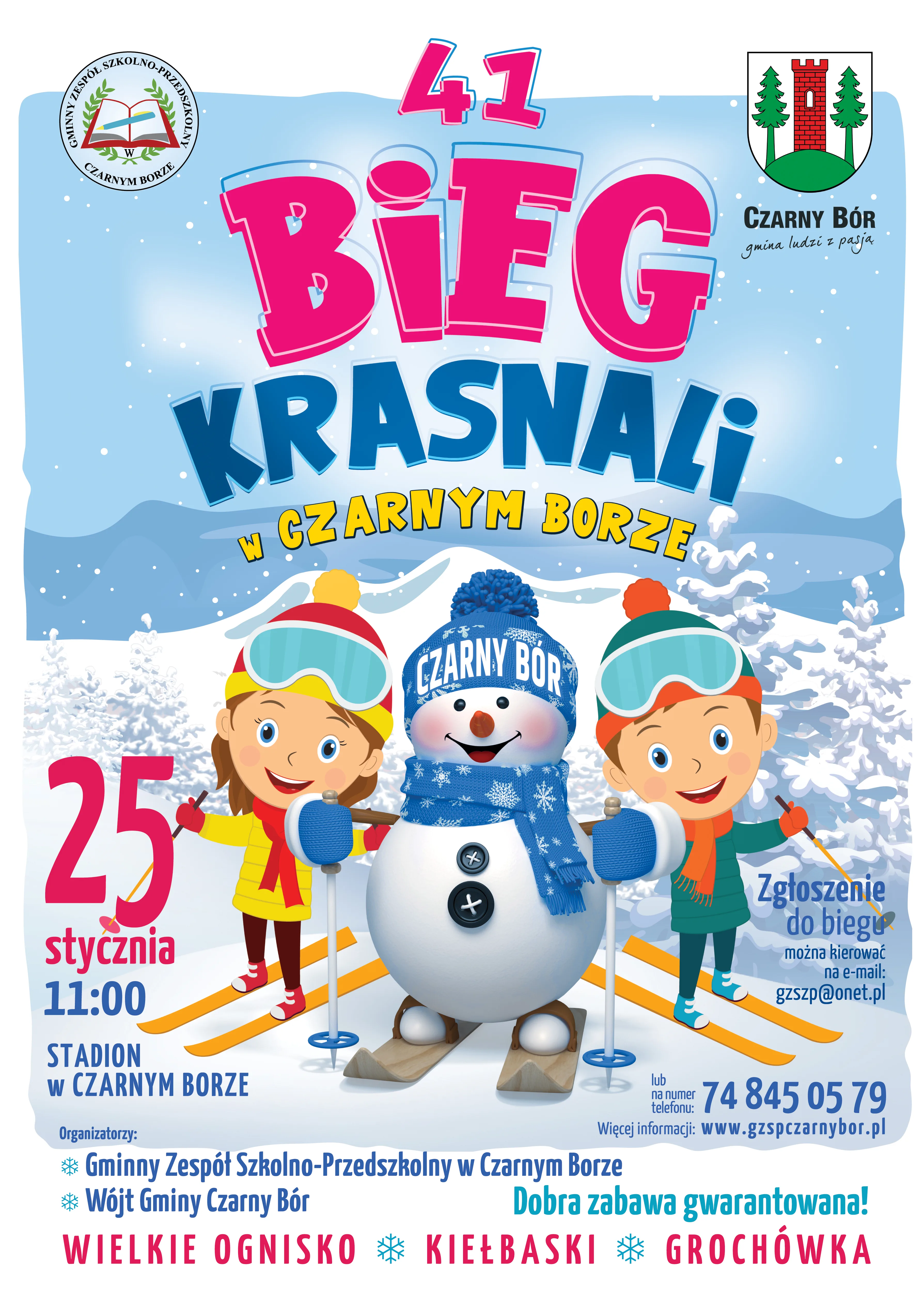 ZAPRASZAMY NA 41 NARCIARSKI BIEG KRASNALI