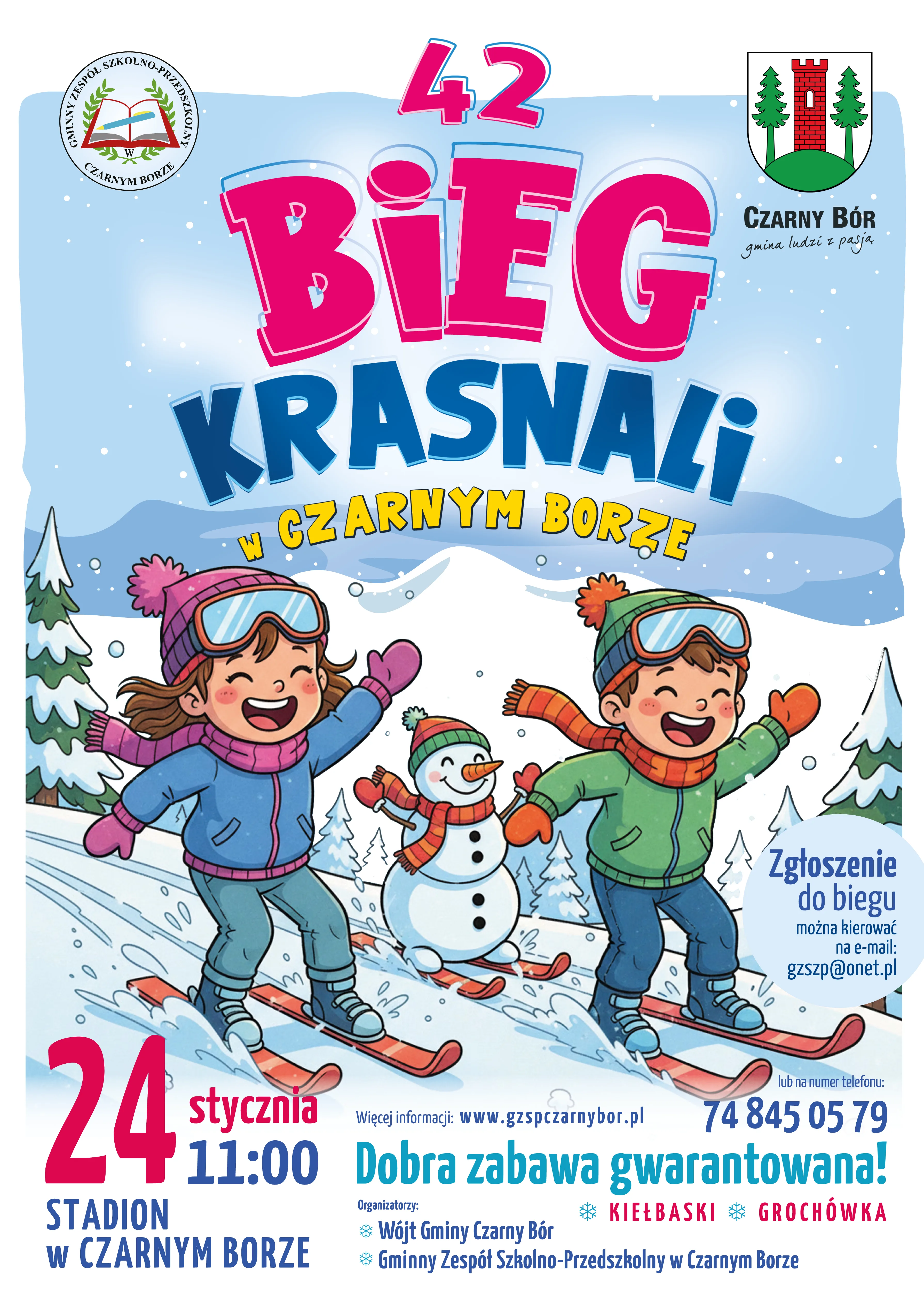 Zapraszamy na 42 Narciarski Bieg Krasnali