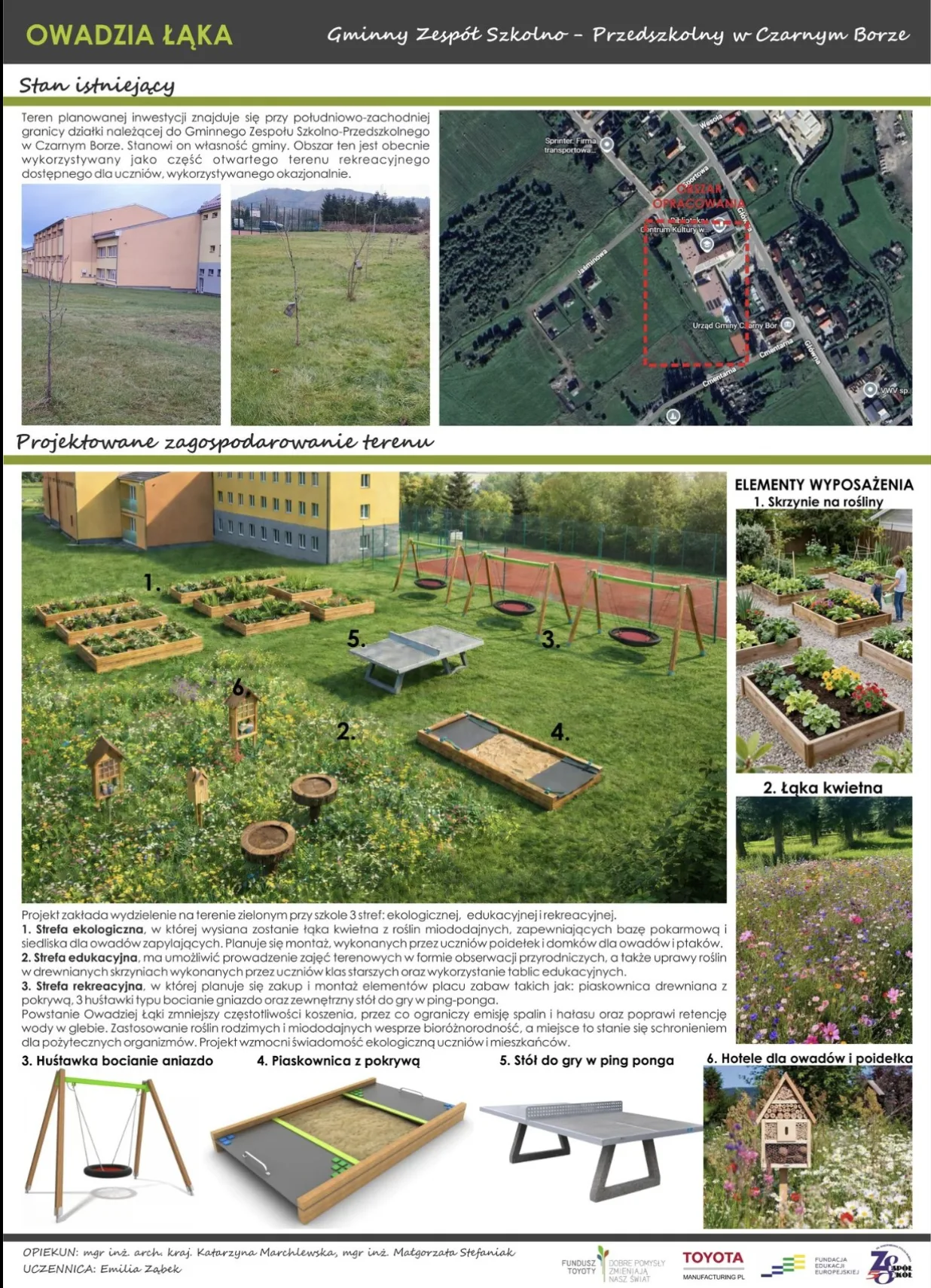 Owadzia Łąka – projekt szkolny