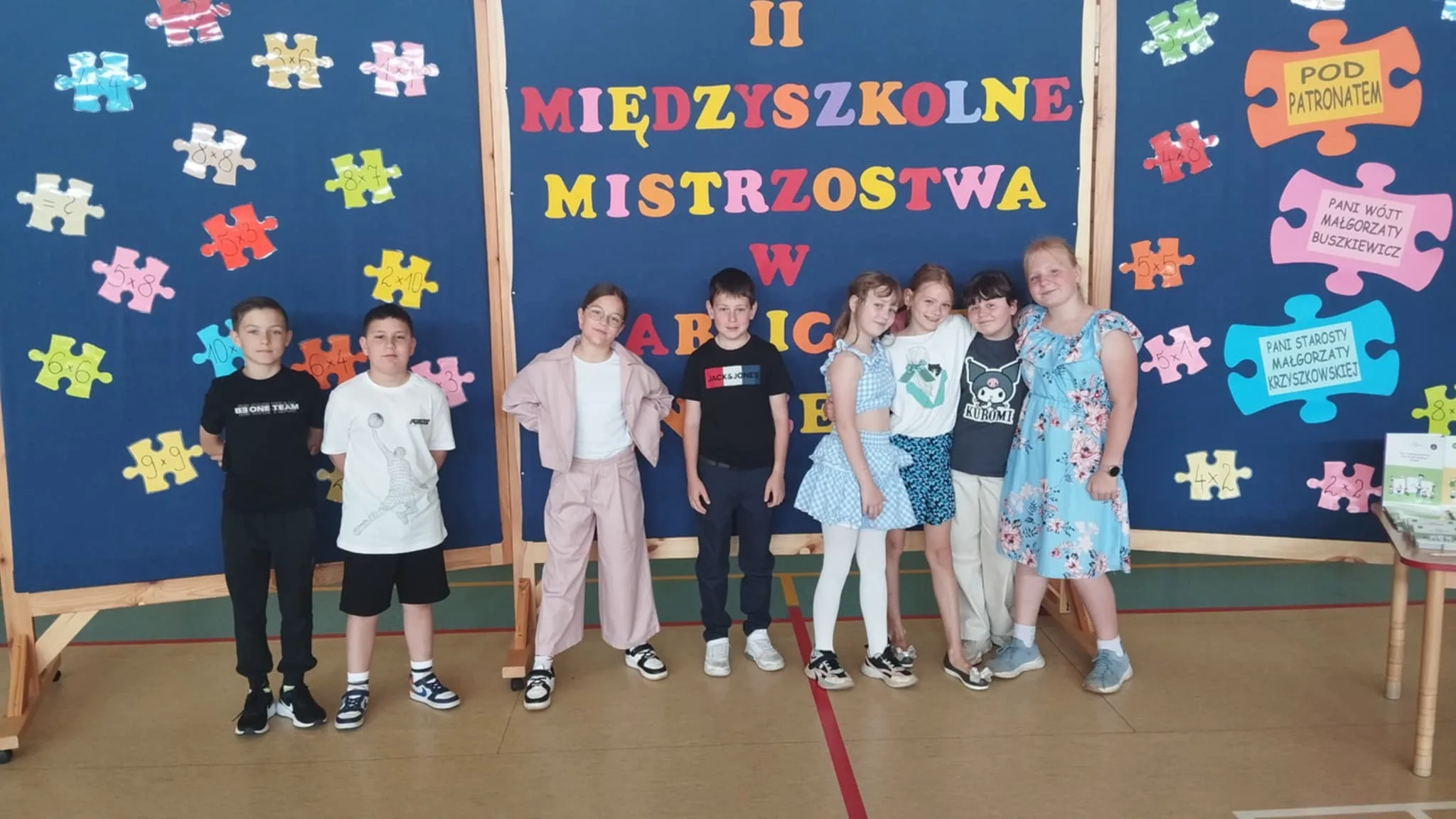 MIĘDZYSZKOLNE MISTRZOSTWA W TABLICZCE MNOŻENIA