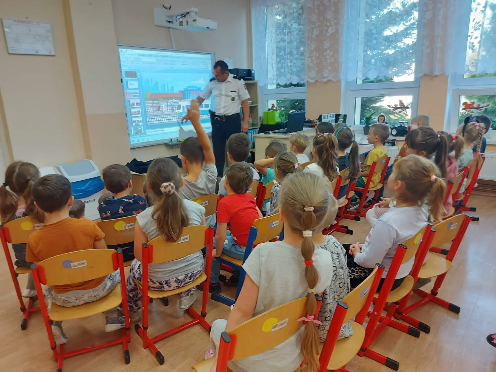 Wizyta Straży Ochrony Kolei