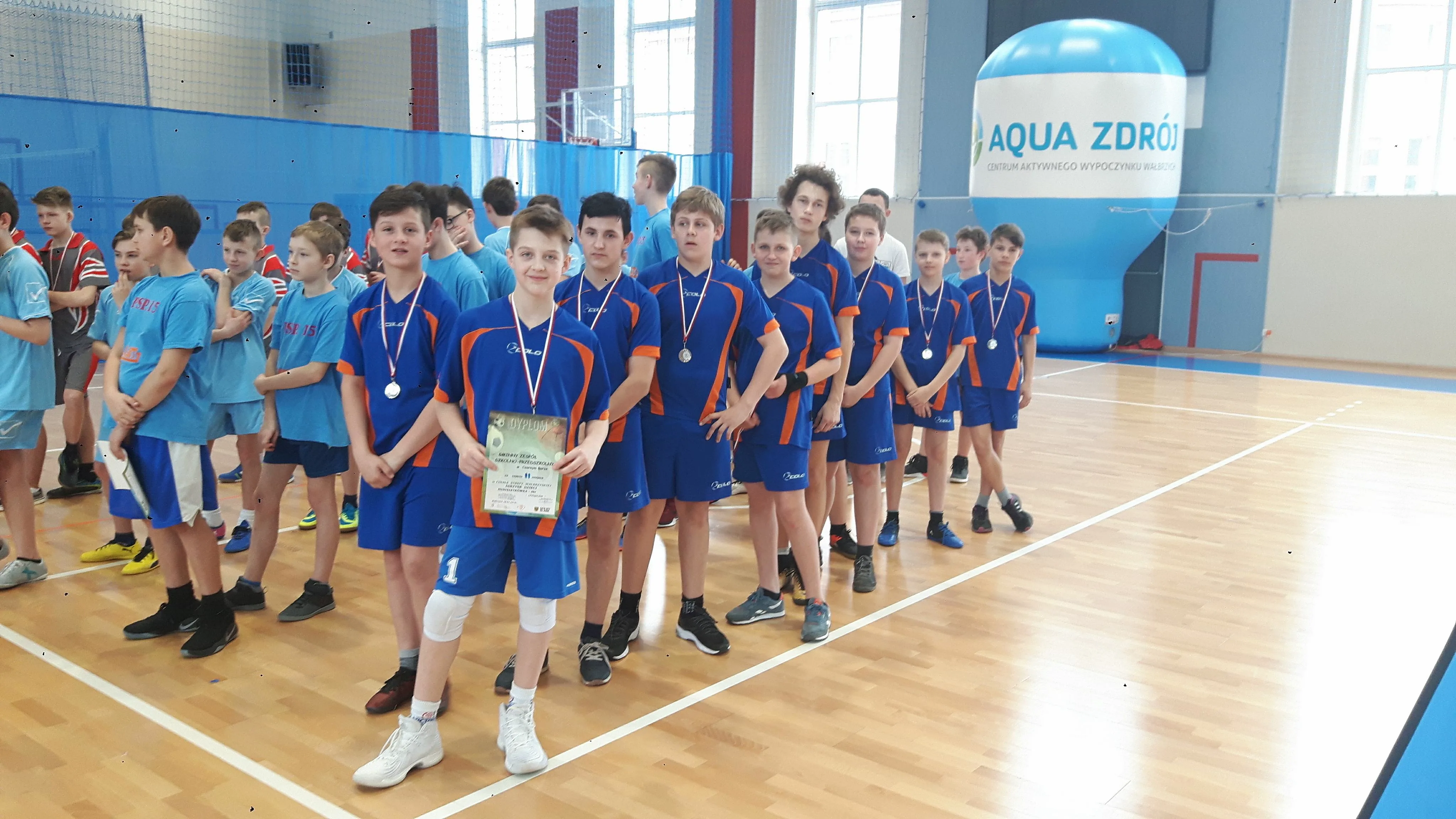 Siatkarski sukces naszej reprezentacji szkoły.