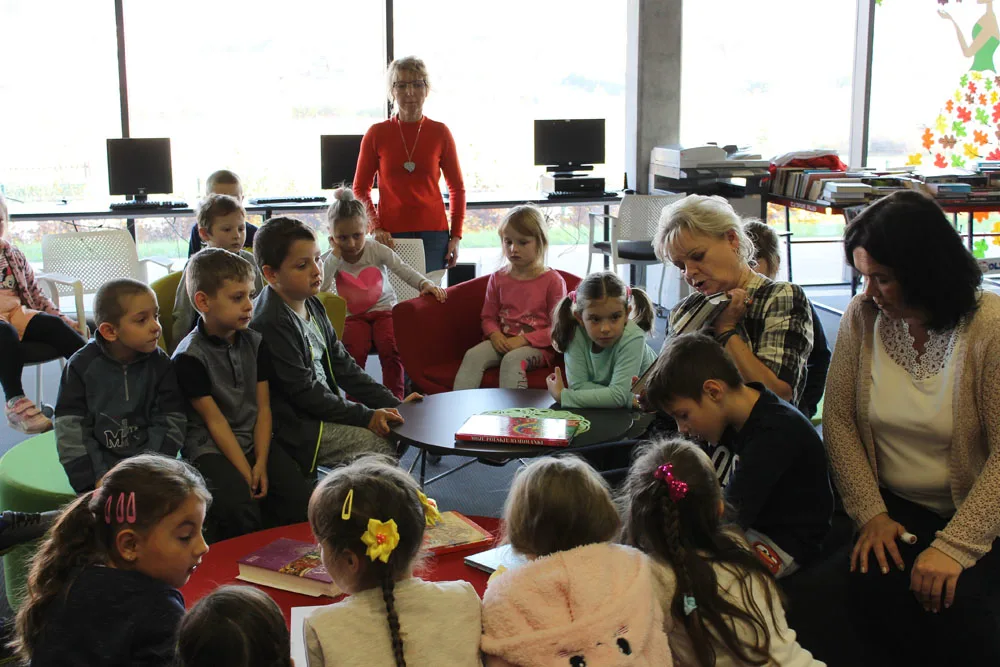 Wizyta przedszkolaków w bibliotece