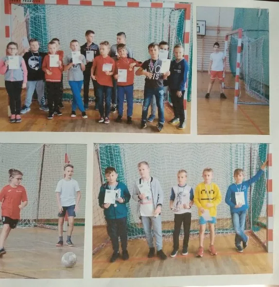 Turniej Szkolnej Ligi Piłki Halowej  klas  IV  i V  (etap szkolny)