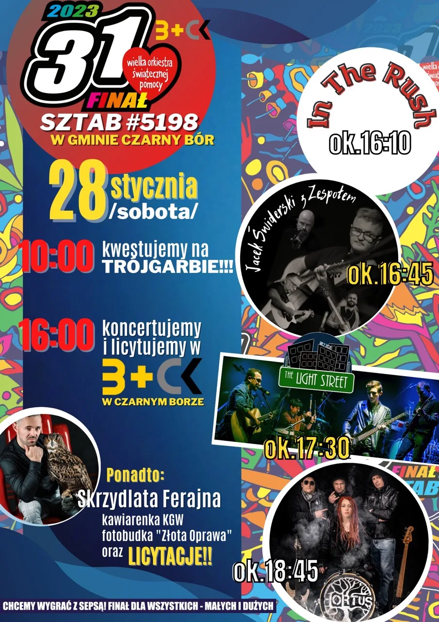 31 Finał WOŚP w Gminie Czarny Bór