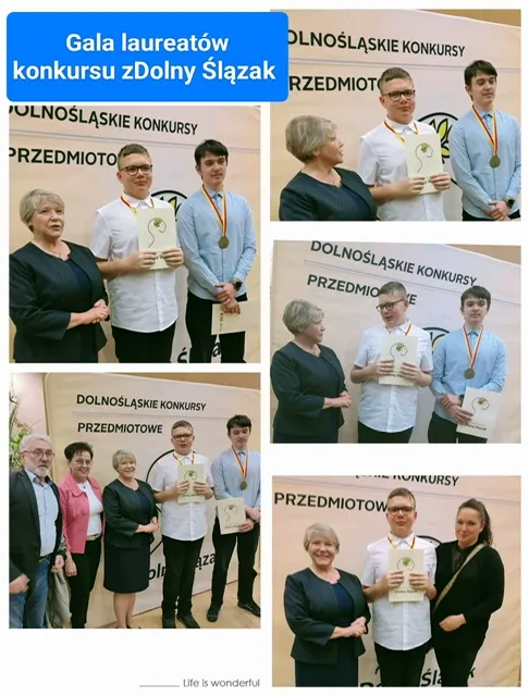 Nasi uczniowie na gali laureatów konkursu zDolny Ślązak