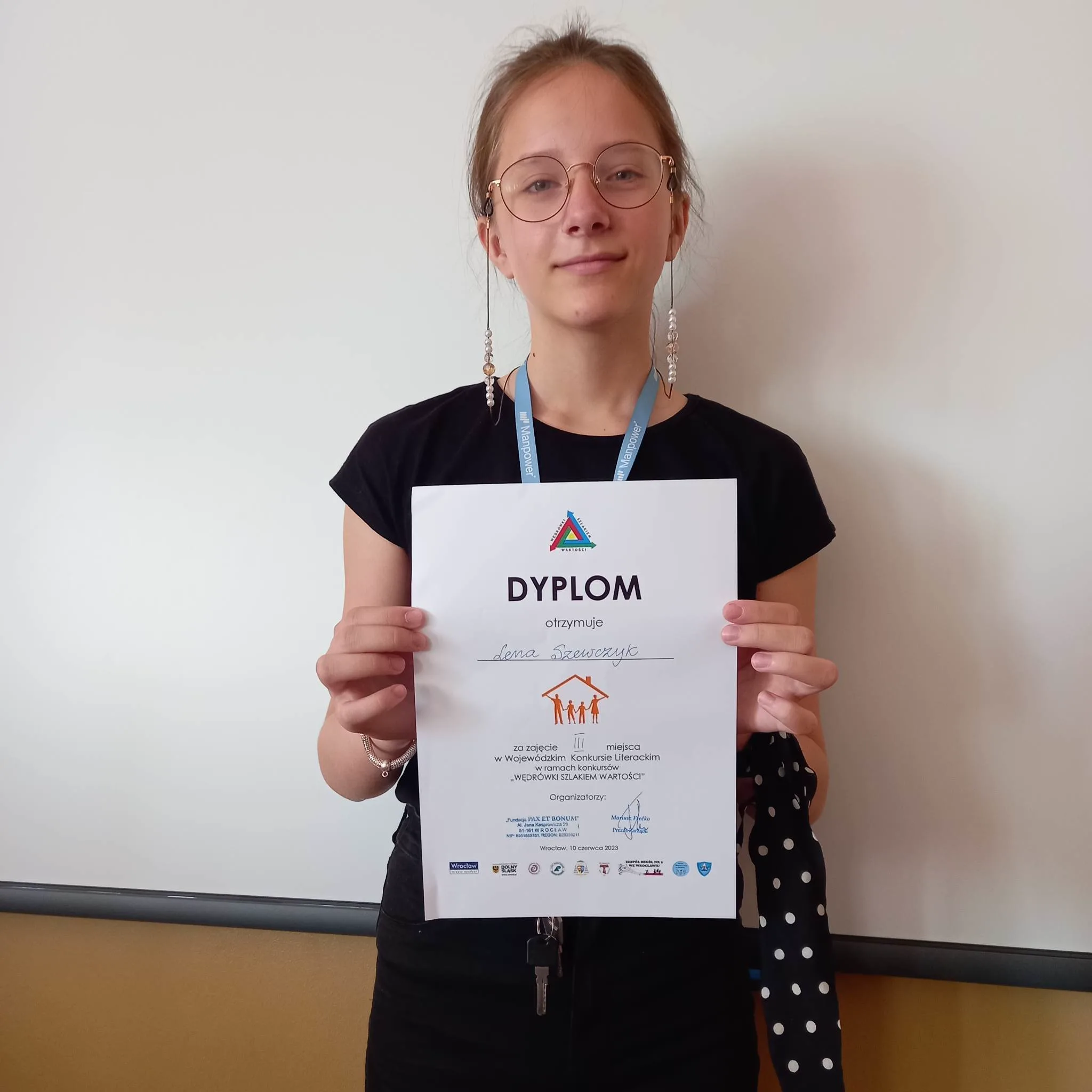 To jeszcze nie koniec laureatów w tegorocznej edycji konkursu WĘDRÓWKI SZLAKIEM WARTOŚCI…