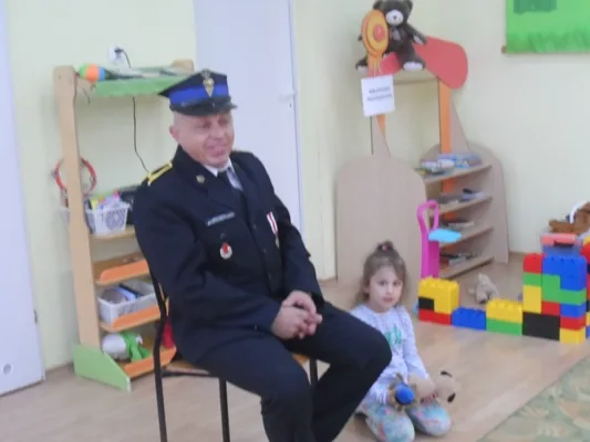 Odwiedził nas strażak