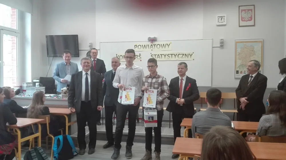 Sukces naszych uczniów w Powiatowym Konkursie Statystycznym