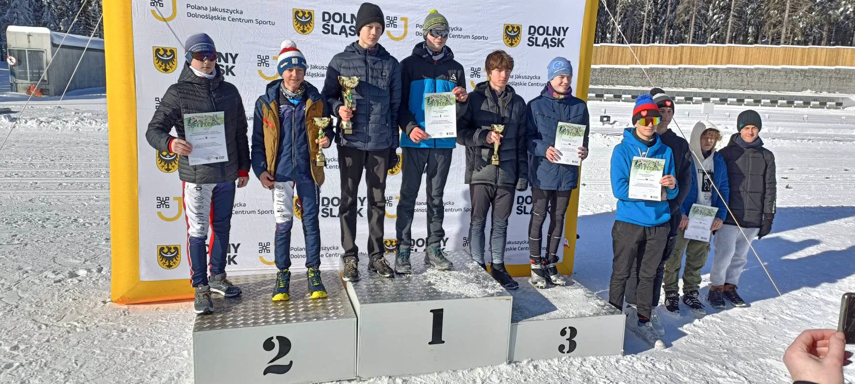 Finał dolnośląski w narciarstwie biegowym klasycznym.