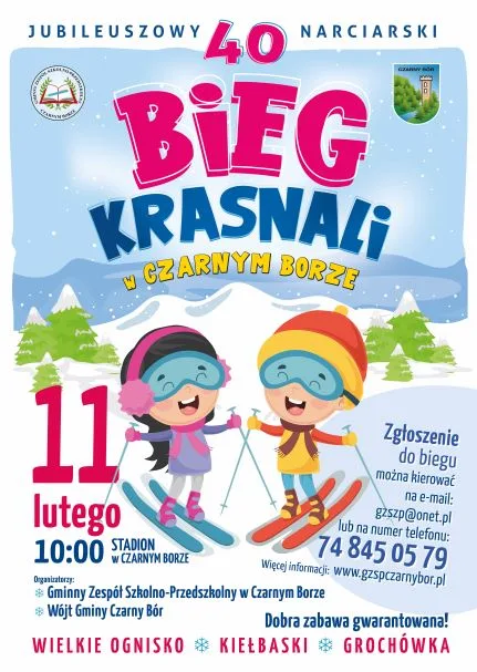 Zapraszamy na 40 Narciarski Bieg Krasnali