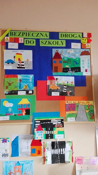 ROZSTRZYGNIĘCIE  KONKURSU  PLASTYCZNEGO     ,,BEZPIECZNA DROGA DO SZKOŁY”