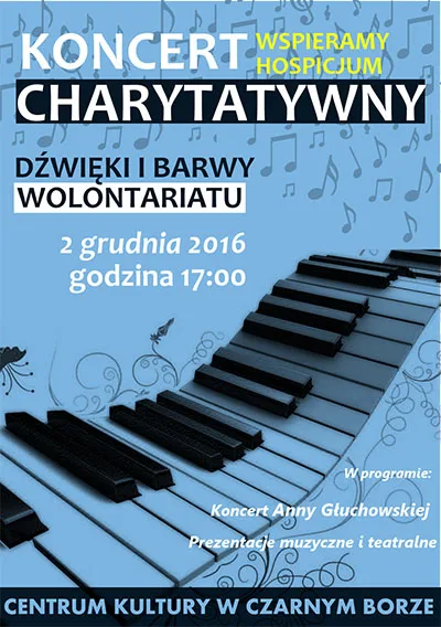 Koncert charytatywny "Dźwięki i barwy WOLONTARIATU"