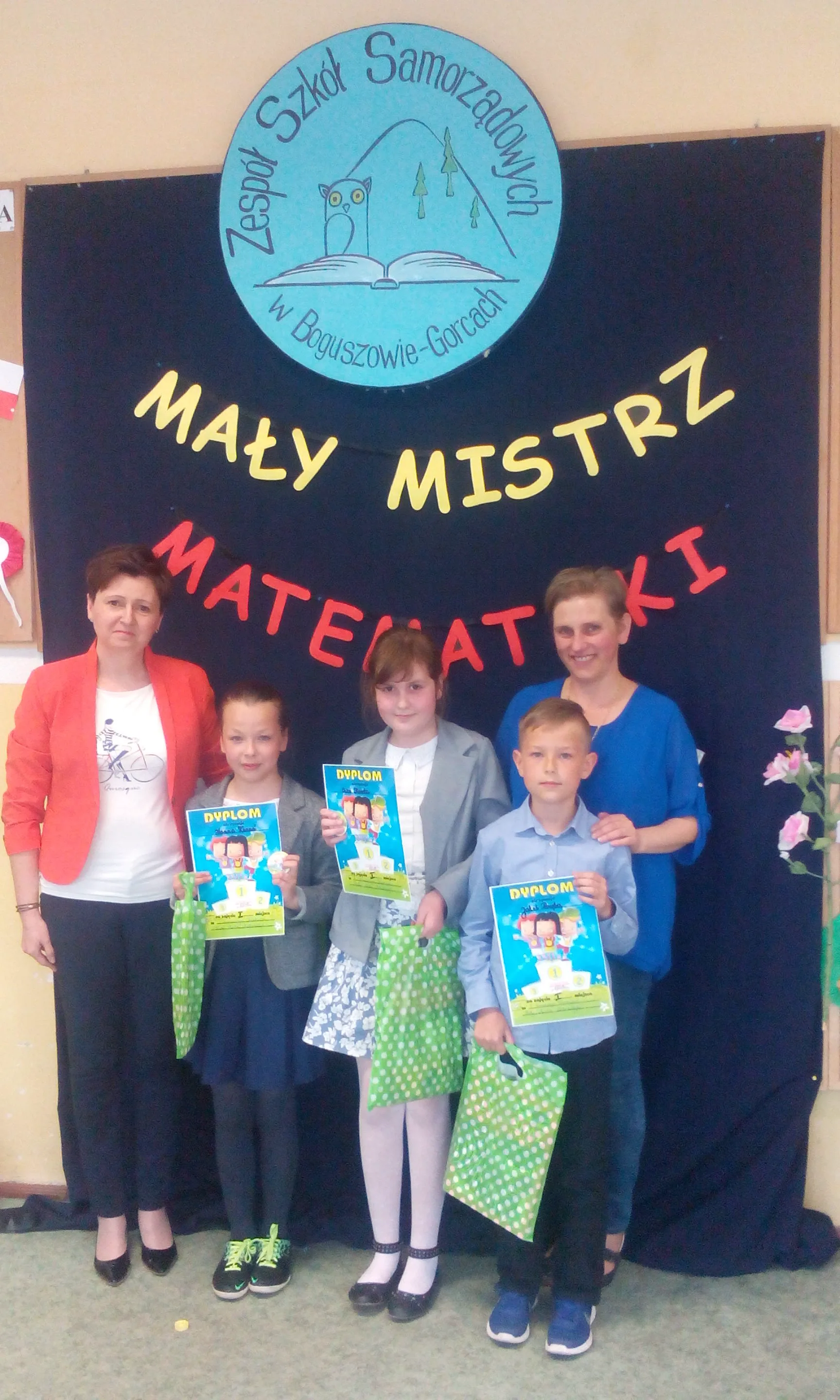 I miejsce w Powiatowym Konkursie Matematycznym