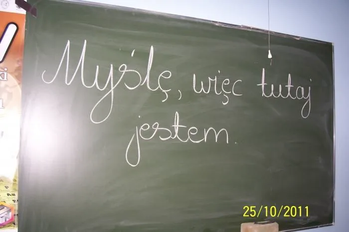 I miejsce gimnazjalistów w konkursie "Myślę więc tutaj jestem"