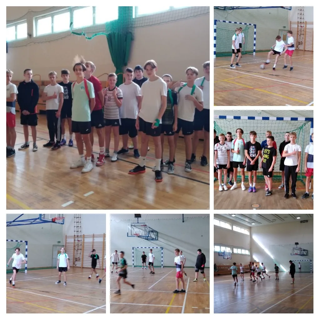 Turniej Piłki Halowej  klas 8.