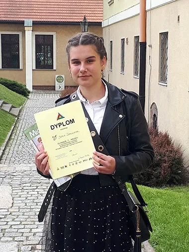 Laureatka wojewódzkiego konkursu „Dolnośląskim Szlakiem – cuda natury i architektury”