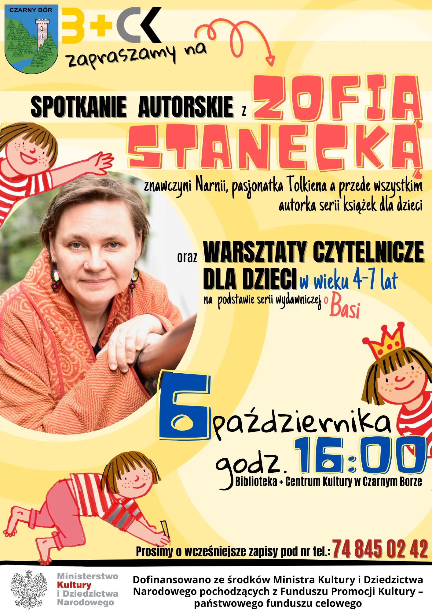 Autorka uwielbianych przez dzieci "basiowych" historii już niebawem w czarnoborskiej bibliotece!